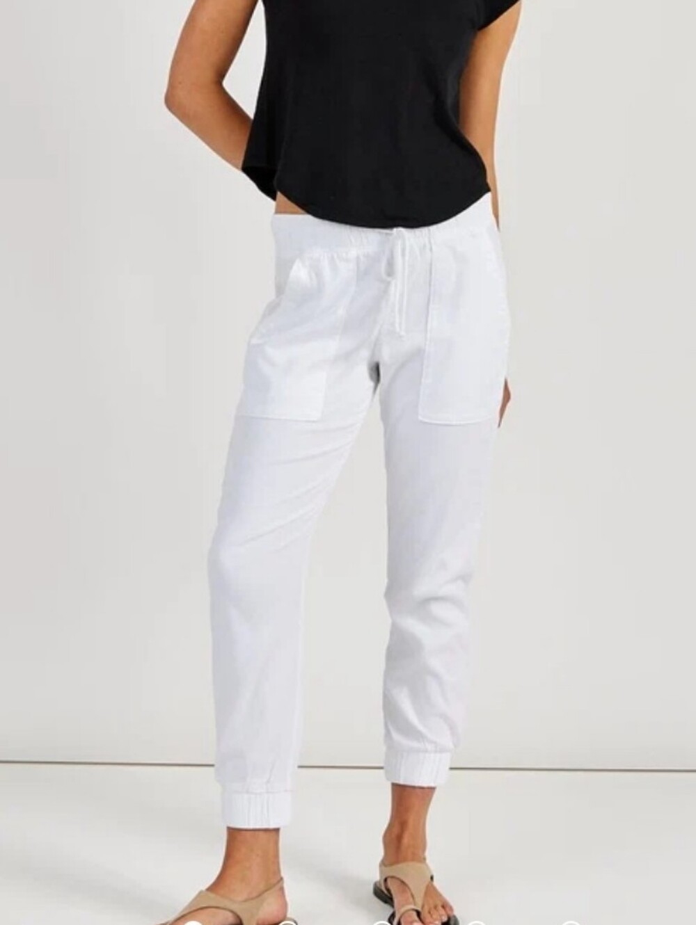 Bella Dahl Sz Large White Joggers Sz Large